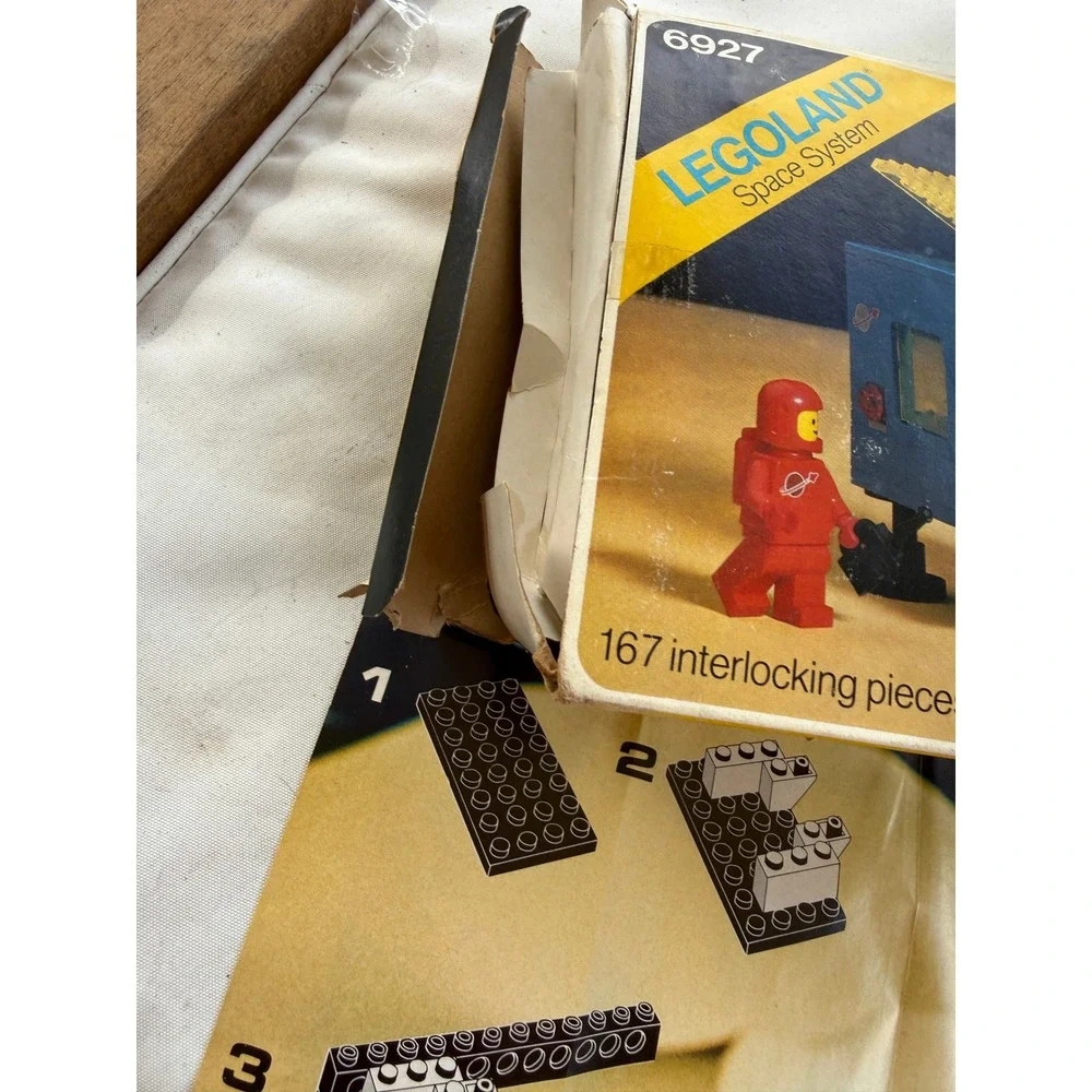 Vintage LEGO Space 6927 All‎ Terrain Vehicle Legoland 1981 Box & Instructions